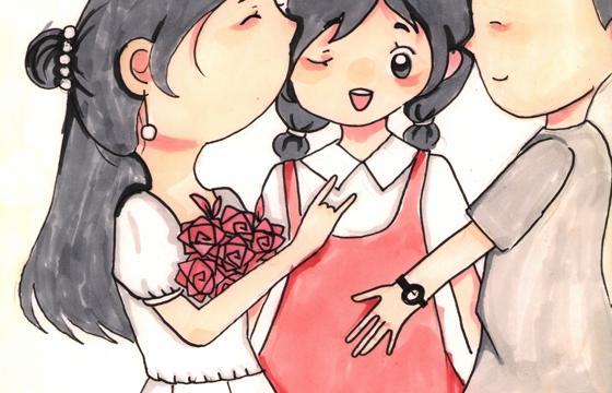 仁化县铜奖 | 《我喜欢与爸爸妈妈在一起》