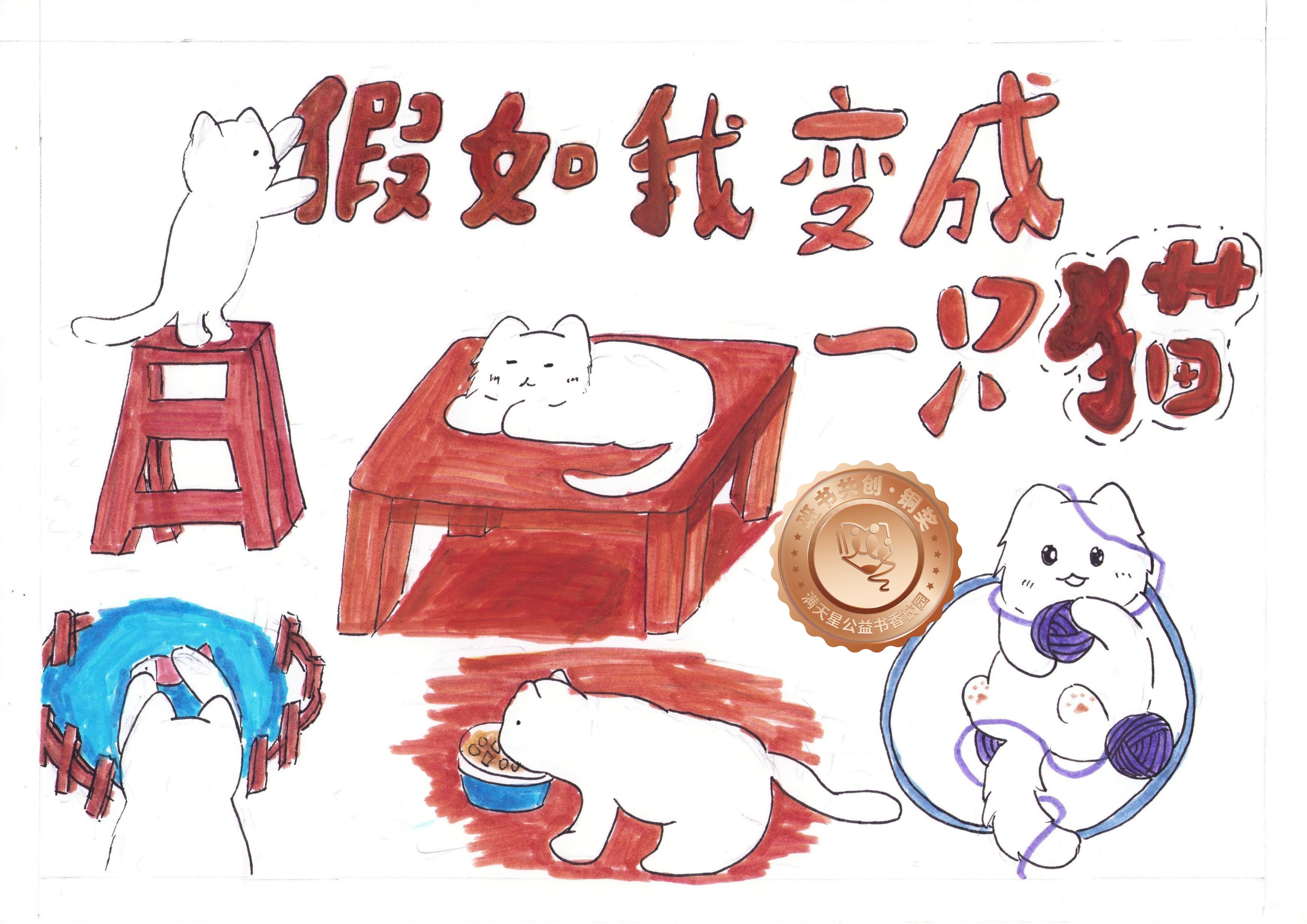 新洲区铜奖 | 《假如我变成一只猫》